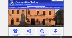 Desktop Screenshot of comune.cadandrea.cr.it